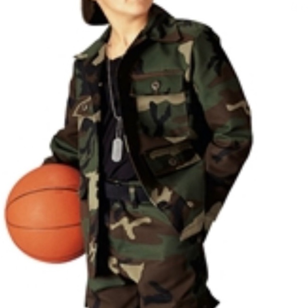 ROTHCO KID'S WOODLAND CAMO BDU SHIRT SIZE 12